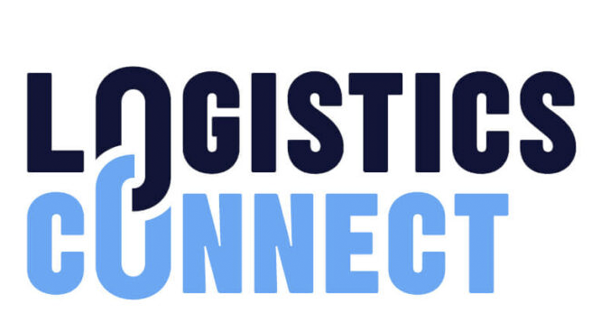 LogisticsConnect Logo in Blau und Hellblau